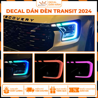 Decal dán đèn Ford Transit 2024 đến 2026 - Decal in 3 lớp cao cấp không phai màu không thấm nước không để lại keo