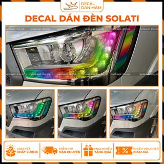 Decal dán đèn Solati ( bộ bao gồm 2 bên) - Decal cao cấp không phai màu không thấm nước