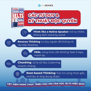 Sách - Tư Duy Học IELTS Đúng Từ Đầu - Chìa Khóa Để Chinh Phục Band Điểm Cao Ngay Từ Những Bước Khởi Đầu