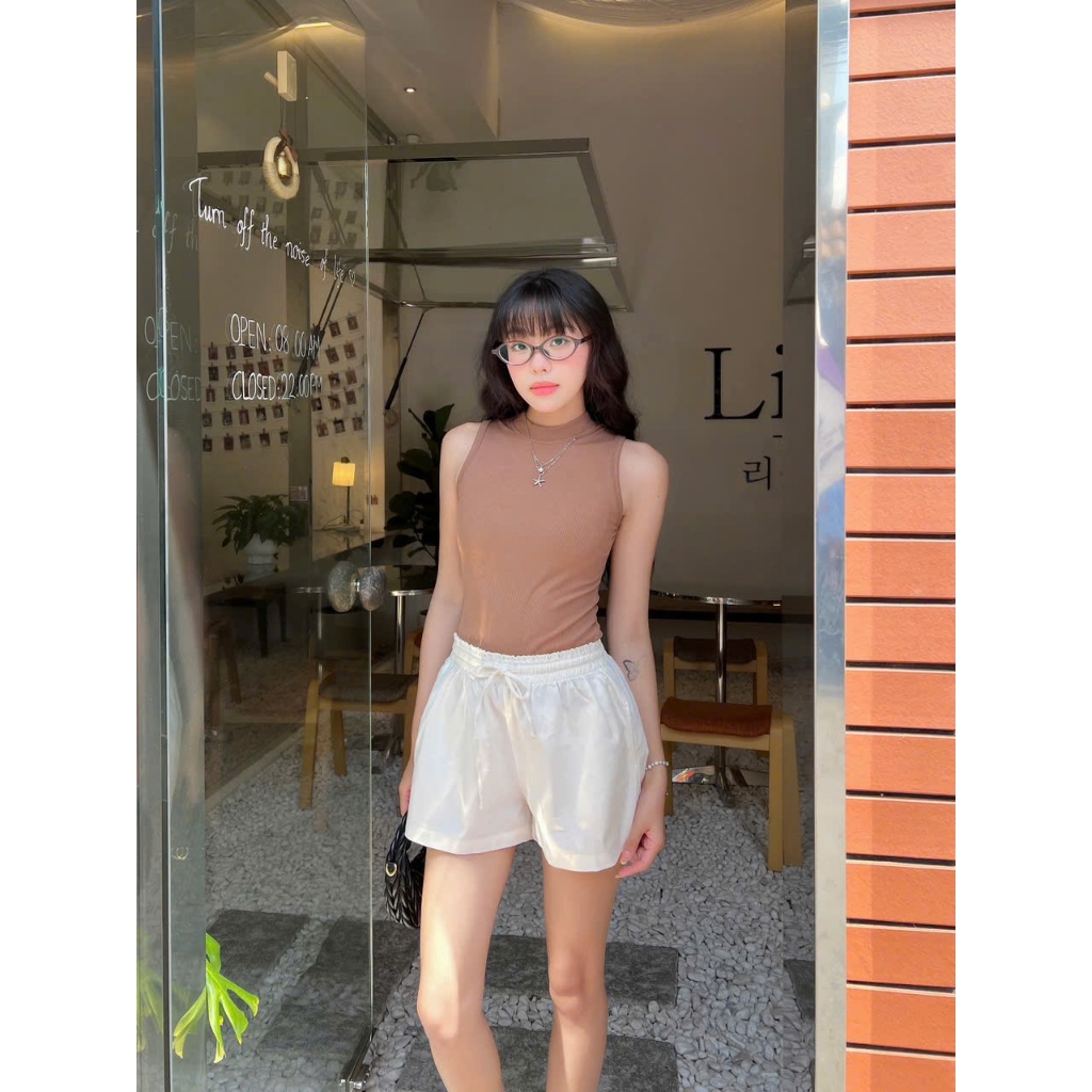 Quần short, quần đùi chất vải linen có túi, lưng quần chun co giãn lên form fit dáng - MT Classic