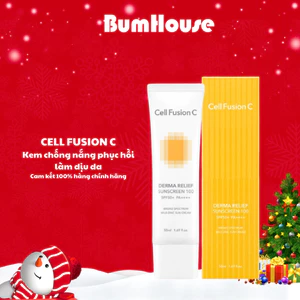 Kem Chống Nắng Vật Lý Cell Fusion C Derma Relief Sunscreen 100 SPF50+/PA++++ 35ml 50ml (nobox)