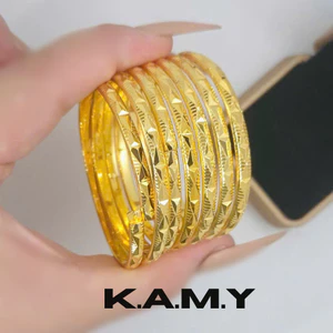 Bộ Xi men 7 Chiếc Mạ Vàng 18K Cao Cấp - Phụ Kiện Sang Trọng Ximen
