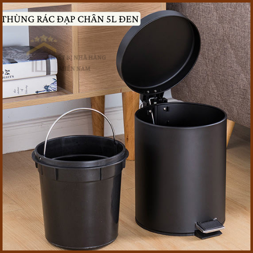 THÙNG RÁC INOX ĐẠP CHÂN, THÙNG RÁC VĂN PHÒNG CAO CẤP | Shopee Việt Nam
