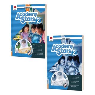 Sách - Combo Academy Stars Pupil’s Book + Workbook 2 - Sách học tiếng Anh cho trẻ chuẩn Cambridge
