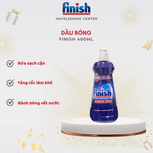 Nước Làm Bóng Finish 400ml, 800ml - Hiệu Quả Làm Khô Nhanh, Chén Đĩa Sáng Như Mới