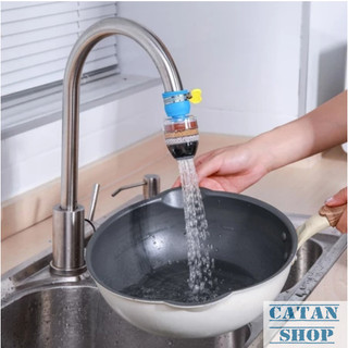 Lọc Nước 6 Tầng Đầu Vòi Bếp Lọc Sạch Cặn Bẩn Rỉ Sét Vi Khuẩn An Toàn Cho Rau Củ Trái Cây