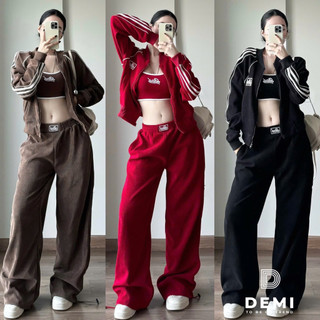 Sét 3 chi tiết áo 2 dây phối viền+áo khoác+quần dài năng động,cá tính 💯💝đi CHƠI, đi LÀM ,đi du lịch sang chảnh