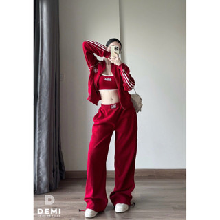 Sét 3 chi tiết áo 2 dây phối viền+áo khoác+quần dài năng động,cá tính 💯💝đi CHƠI, đi LÀM ,đi du lịch sang chảnh