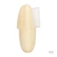 Dụng cụ rửa mặt 2 đầu – silicone & lông mềm | Bàn chải rửa mặt cầm tay làm sạch sâu, massage thư giãn (Màu vàng be)