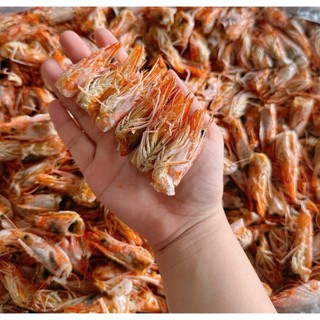 500gram Đầu Tôm Thẻ Nguyên Vỏ Đẹp Cà Mau nấu soup - Nấu canh, nấu nước lèo ngon ngọt .