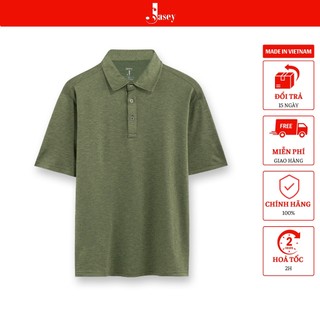 Áo polo nam JASEY, áo thun nam basic dễ phối đồ mát mẻ, thấm hút mồ hôi chuẩn size Việt Nam mã 2112
