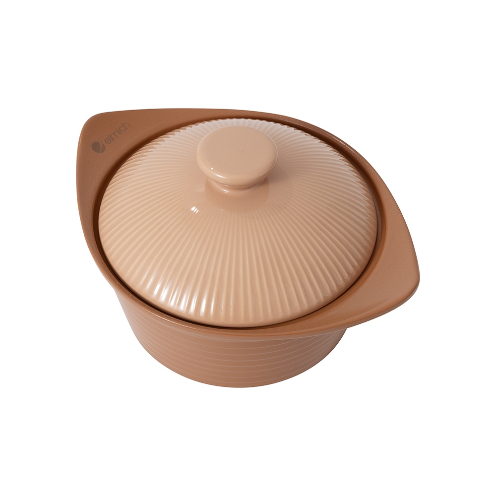 Nồi sứ dưỡng sinh cao cấp Elmich EL8268/8269 dung tích 1.5/ 2.2L ( có đáy từ )