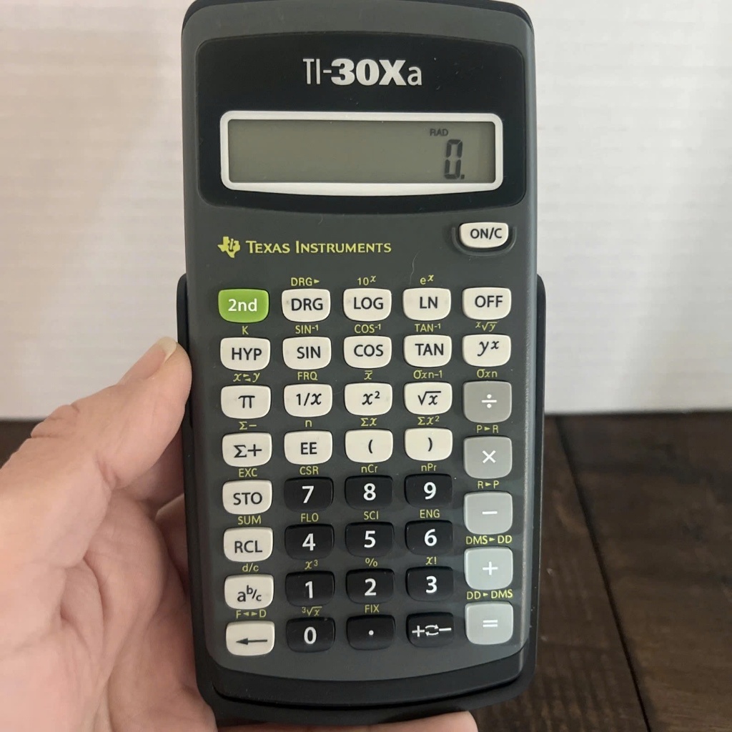 Máy tính khoa học TI-30Xa Texas Instruments - hàng cũ