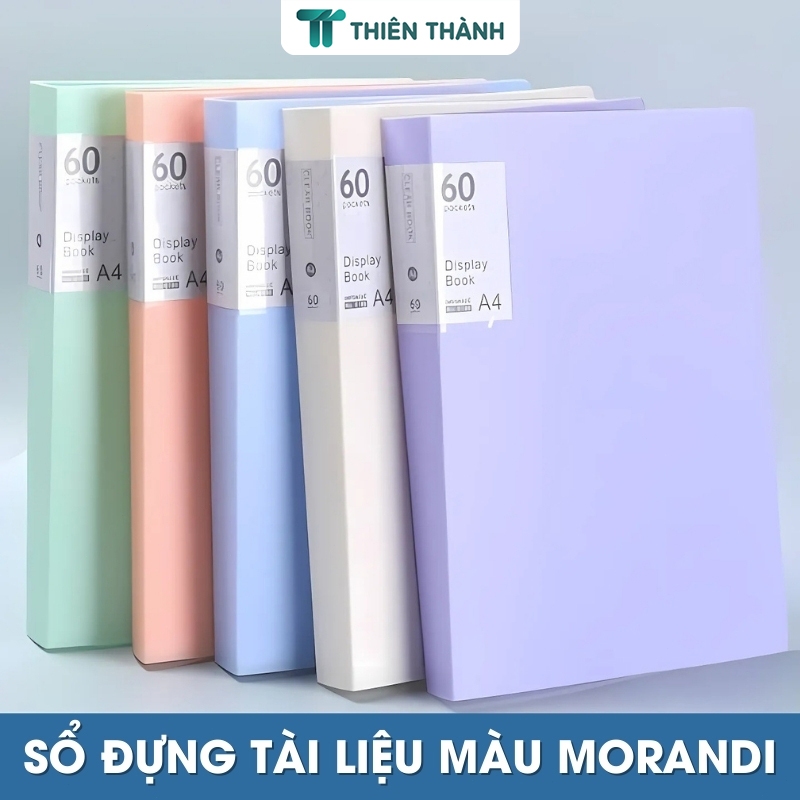 File Đựng Tài Liệu A4 30 Lá 40 Lá Màu Pastel – Tệp Đựng Giấy Tờ Gọn Gàng, Ngăn Nắp