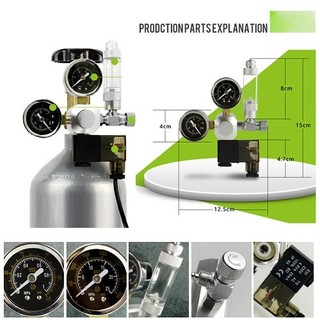 Van Điện co2 Mufan - Van tinh chỉnh Co2 - Hàng Chính Hãng Mufan