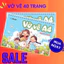 Vở Vẽ A4 Học Sinh, giấy mịn chống lem 40 trang -Nhiều Màu sắc Cho Bé Vẽ Tranh Tô Màu Sáp Bút Chì Màu