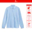 Áo polo nam dài tay JASEY, Áo mùa thu và đông chất liệu dệt kim 3 màu vàng, đỏ, xanh chuẩn size 2121