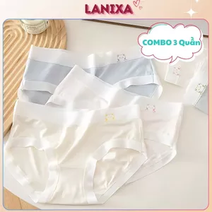 COMBO 5 Quần lót nữ cotton thun lạnh kháng khuẩn cạp vừa tôn dáng sexy kiểu dáng basic LANIXA LY03