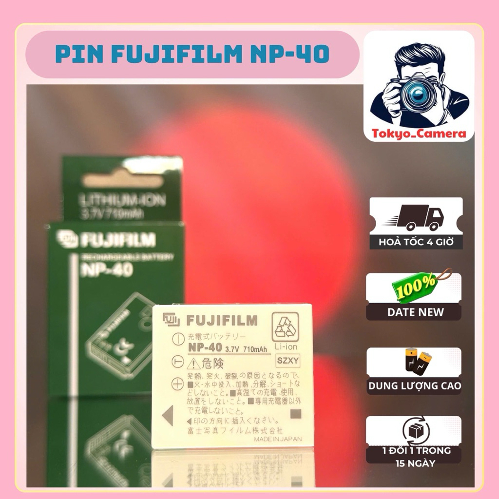 Batteria Compatibile Per Fujifilm FinePix E Altre – 3.7V 850mAh Li-ion (NP-40, D-LI8, SLB-0737...)