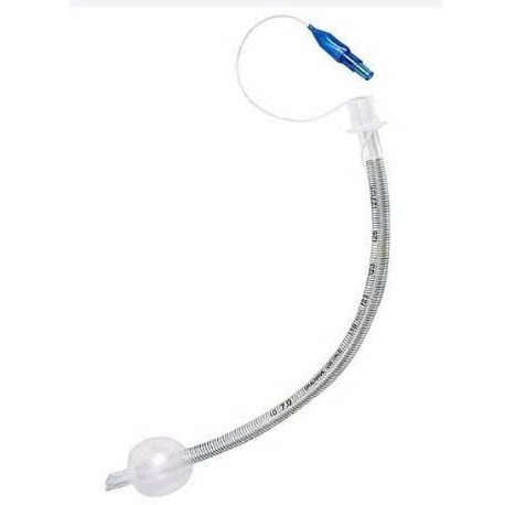 Ống đặt nội khí quản lò xo có bóng các số. Ống Nội Khí Quản Có Lò Xo Có Bóng Cuff Size 6.5/7/7.5 Chống Gập