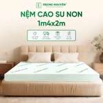 Nệm cao su non 1m4 x 2m Trung Nguyên nguyên tấm, nệm nằm ngủ êm ái, đàn hồi, thông thoáng, tạo cảm giác mát mẻ — ảnh 1