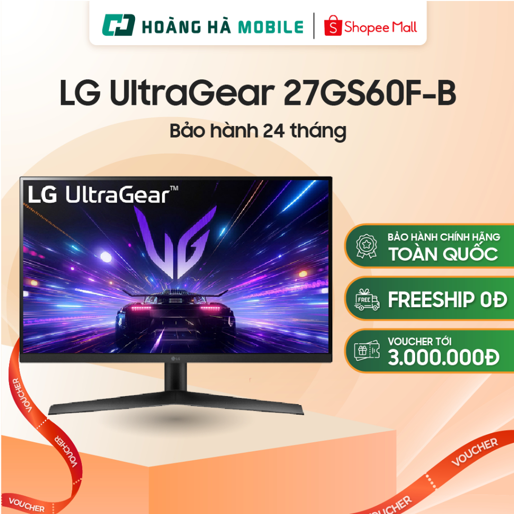 Màn hình LG UltraGear 27GS60F-B (27 inch/FHD/IPS/180Hz/1ms) - Chính ...