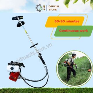 Máy cắt cỏ đeo lưng, balo  BG430T, động cơ 2 thì dung tích 43cc, 1,25kw, bình xăng lớn_ Agrimachi