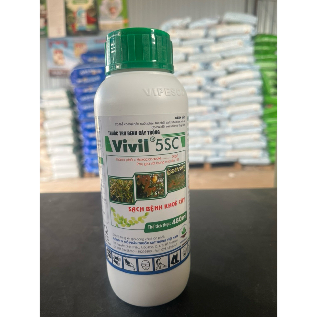 ANVIL VIVIL Vipesco 5SC- Chai 480ml- phòng trừ thán thư, nấm bệnh cho cây trồng