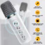 Loa Karaoke Mini Bluetooth YS-203 Tặng Kèm 2 Mic Không Dây Có Thể Đổi Giọng,Trọng Nhỏ Gọn Tiện Lợi, Dễ Sử Dụng