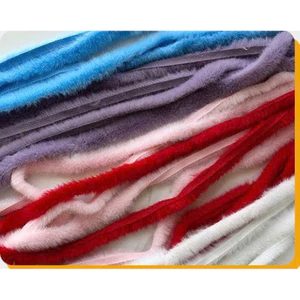 Dây lông trắng ,lông thỏ nhân tạo trang trí lồng đèn thỏ đầu lân,Noel nhiều size từ R1cm đến R3cm