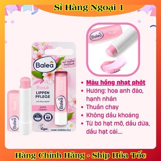 Son dưỡng môi Balea Đức dưỡng môi mềm mịn, 4.8g- Không chứa parabens, dầu khoáng, chất bảo quản