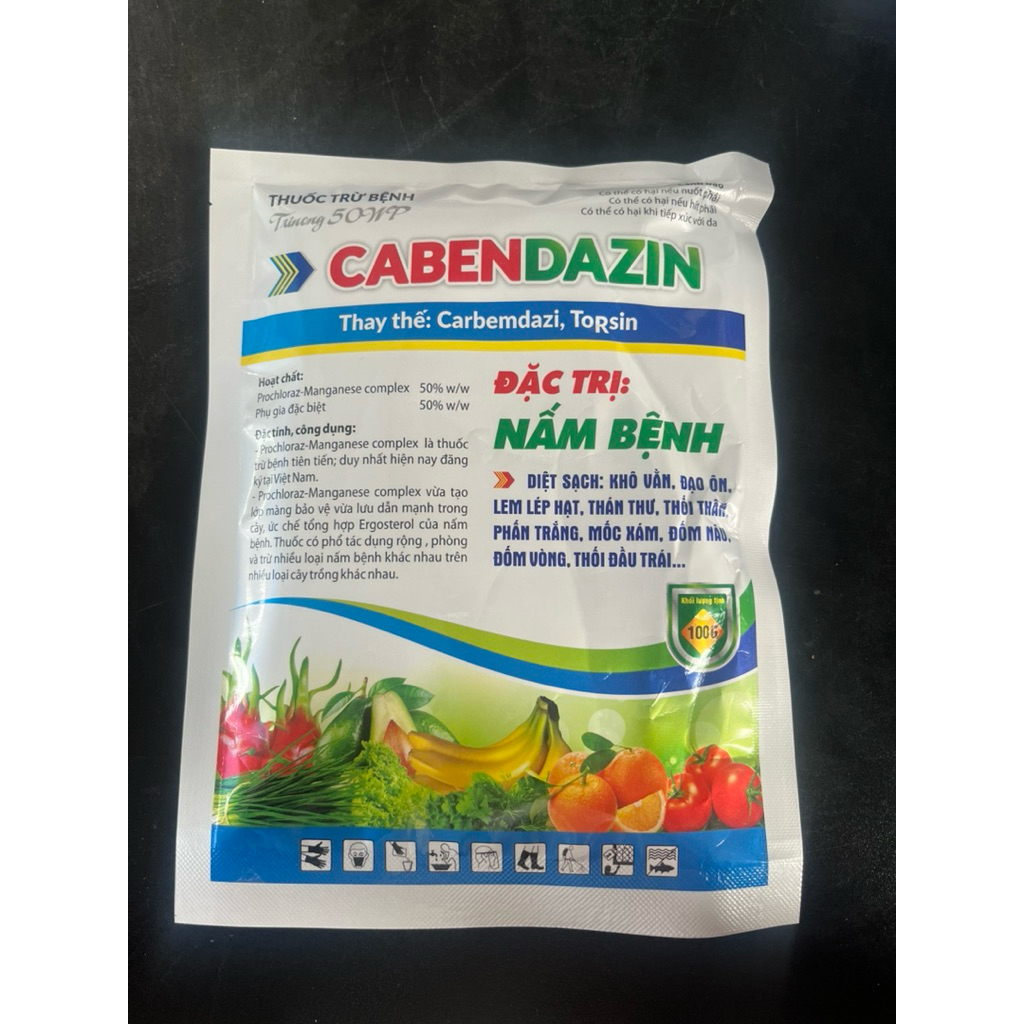 CABENDAZIN gói 100gr- Phòng nam benh- thán thư, đốm nâm