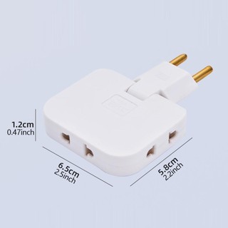 Ổ cắm chia điện 3 cổng xoay 180 độ công suất 2500W chống giật chống cháy an toàn tiện lợi