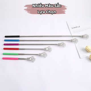 Cây Gãi Lưng, Massage Lưng Mô Phỏng Hình Bàn Tay Điều Chỉnh Linh Hoạt Từ 23-59cm, Chất Liệu Inox Không Gỉ An Toàn Cho Da