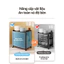 Tủ Đựng Bát Đĩa Kệ Đựng đậy Có Tủ & Ngăn Kéo 2/3 Tầng Thép Carbon Màu Đen,nước và chống bụi