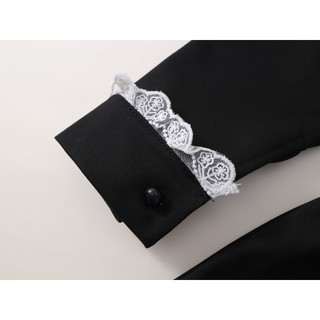 Váy Tiểu Thư Cho Bé Gái, Váy Bé Gái Thiết Phối Ren Thanh Lịch Tặng Kèm Nơ Chất Liệu Cotton Mềm Mịn