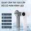Quạt cầm tay mini, quạt làm mát cầm tay có thể sạc lại, có màn hình hiển thị kỹ thuật.