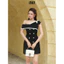SERAPHINA DRESS - Đầm ngắn trễ vai chất liệu cao cấp sang trọng tôn dáng dày dặn