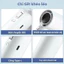 Quạt cầm tay mini, quạt làm mát cầm tay có thể sạc lại, có màn hình hiển thị kỹ thuật.