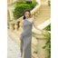 PEPPER DRESS by Lasuzie - Đầm cutout thun chéo vai thiết kế midi ren họa tiết hình học lạ mắt