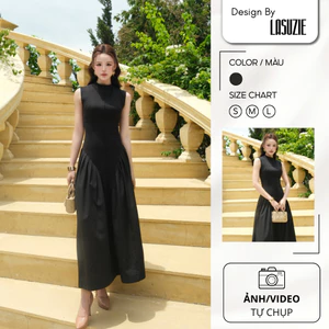 BIANCA DRESS - Đầm xòe form ôm chất cotton mềm mại kiểu dáng cổ điển sang trọng thanh lịch