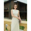 VIVIENNE LACE DRESS - Đầm maxi ren họa tiết lạ mắt vải re cao cấp phối viền lụa tinh tế