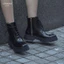 Giày nam Chunky Classic Combat Boots LEMANS - Da bò nguyên tấm - Đế cao 5cm - Bảo hành 24 tháng