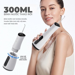 Máy Tăm Nước Smartix Cao Cấp – Tặng 5 Đầu Thay, Làm Sạch Răng Sâu, Vệ Sinh Răng Miệng Sạch Sẽ