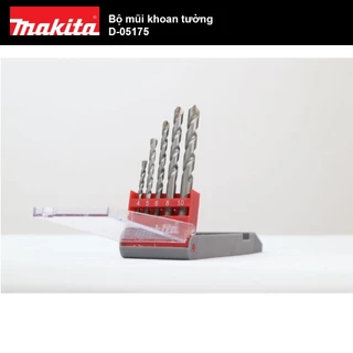 Bộ mũi khoan bê tông, tường gạch 5 mũi Makita D-05175 | Makita Việt Nam