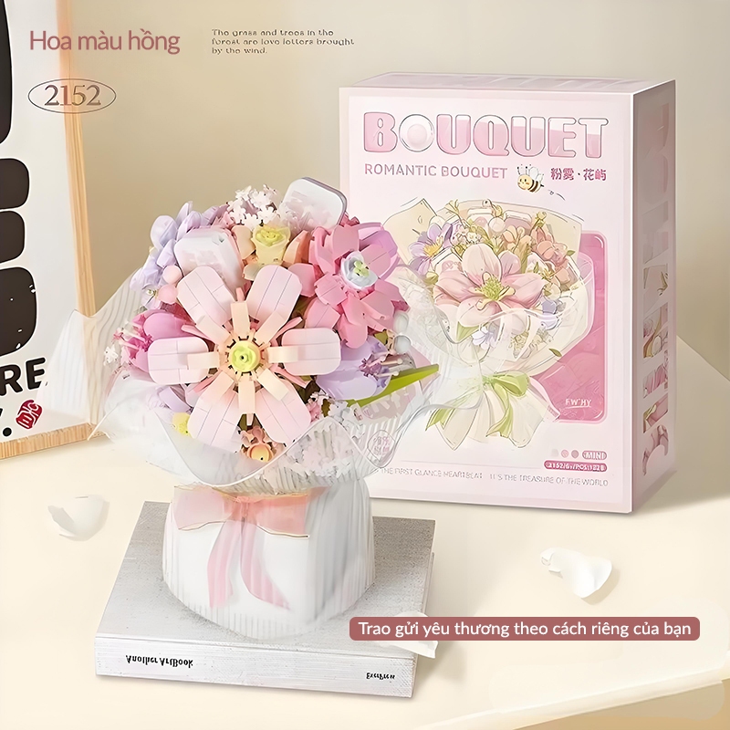 【3 IN 1】Mô Hình Hoa  Vĩnh Cửu AYYKX - Quà Tặng Ý Nghĩa + Đồ Chơi Giải Trí + Trang Trí Nhà Sang Trọng