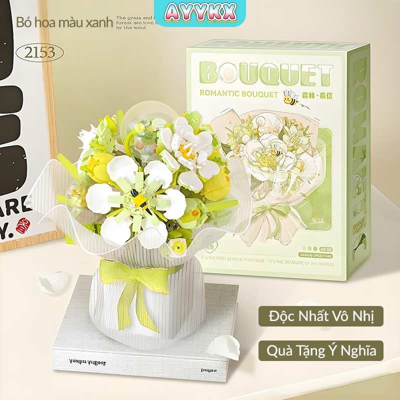 【3 IN 1】Mô Hình Hoa  Vĩnh Cửu AYYKX - Quà Tặng Ý Nghĩa + Đồ Chơi Giải Trí + Trang Trí Nhà Sang Trọng