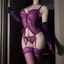 Bộ Đồ Lót Corset Kèm Kẹp Vớ Cực Sexy