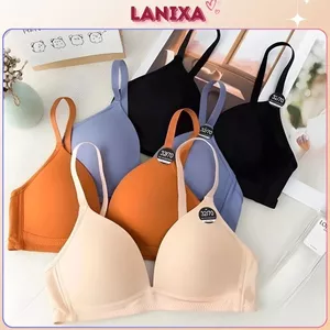 Áo lót nữ không gọng đệm mút mỏng nâng ngực nữ thun lạnh mềm mại đẹp và gợi cảm LANIXA A639