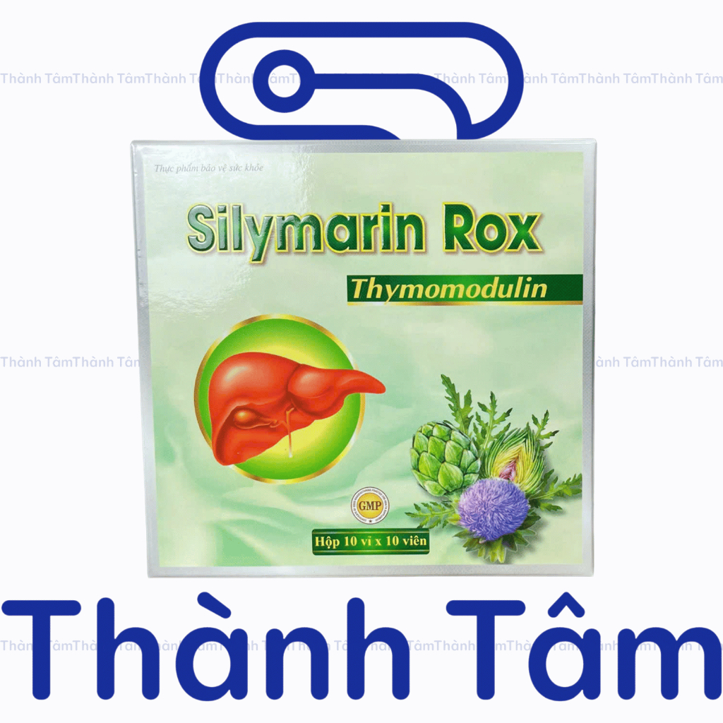 (Xanh) Viên uống SILYMARIN ROX XANH 100V tốt cho gan, bồi bổ gan, bảo vệ và giải độc gan, làm mát gan